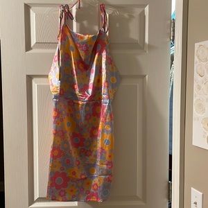 Floral summer midi dress